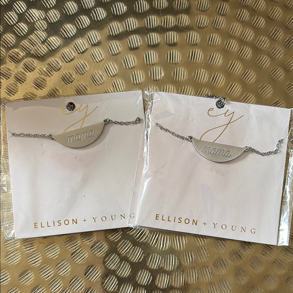 Ellison + Young Silver 'Mama' Necklace